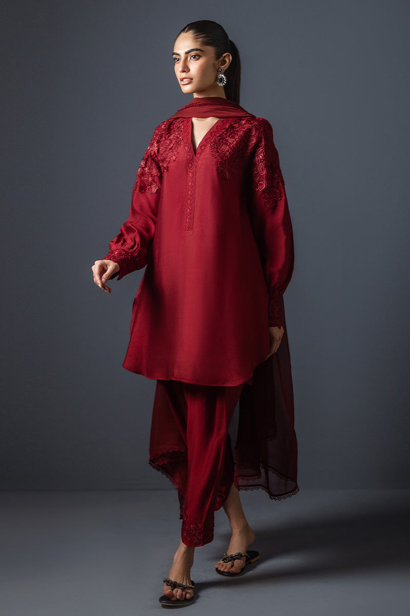 Sana Abbas | Luxury Pret | Red Jasper - Official Sana Abbas stockist in UK - Sakeena London
