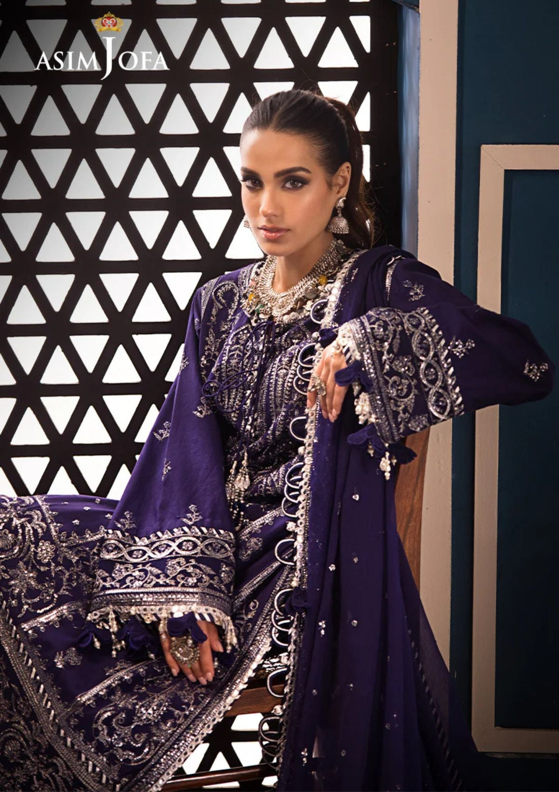 Lawn Collection - Asim Jofa - Fasana - e - Ishq - AFI24#25