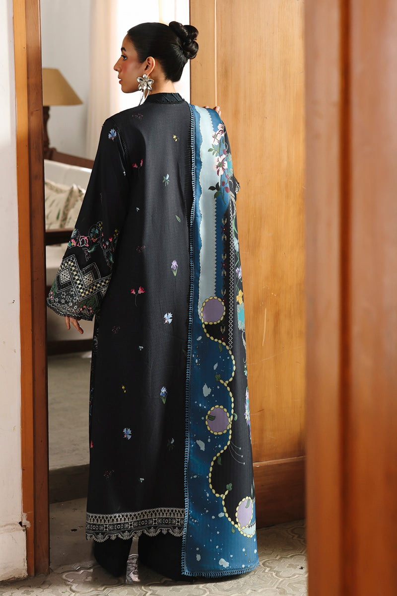 Qalamkar | QPrints Winter 25 | QW-06 (B) SKYE - Official Qalamkar stockist in UK - Sakeena London