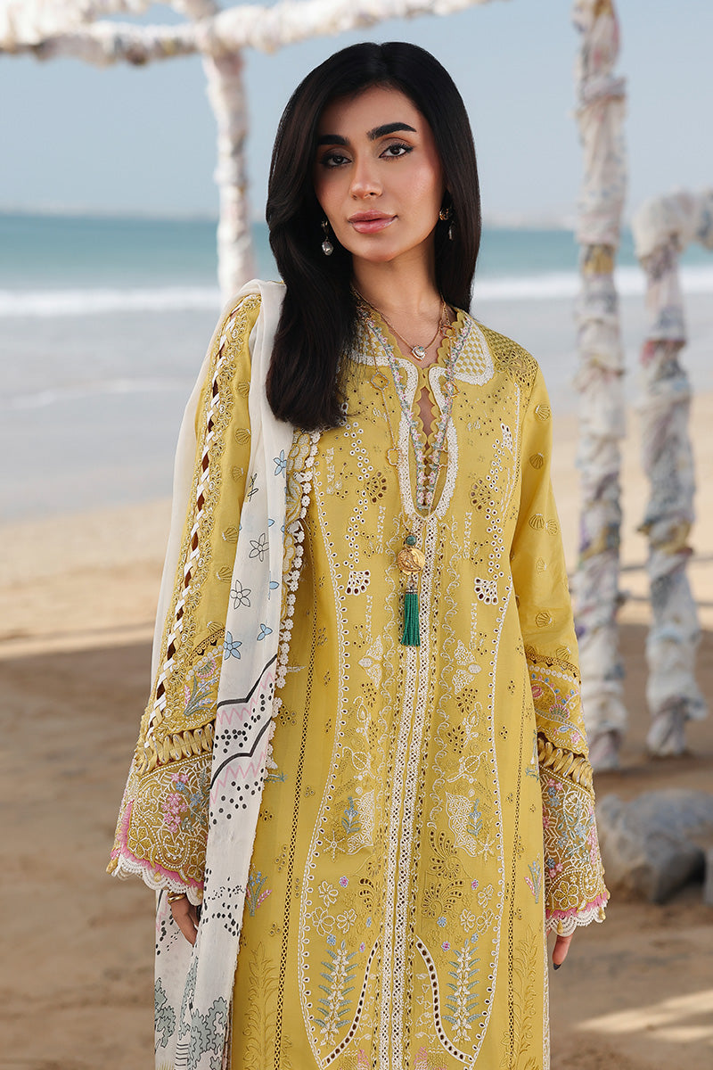 Qalamkar | Sahil Luxury Lawn 26 | SA-07 HIRA