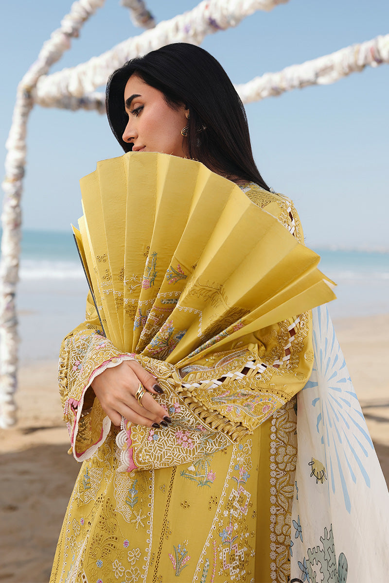 Qalamkar | Sahil Luxury Lawn 26 | SA-07 HIRA