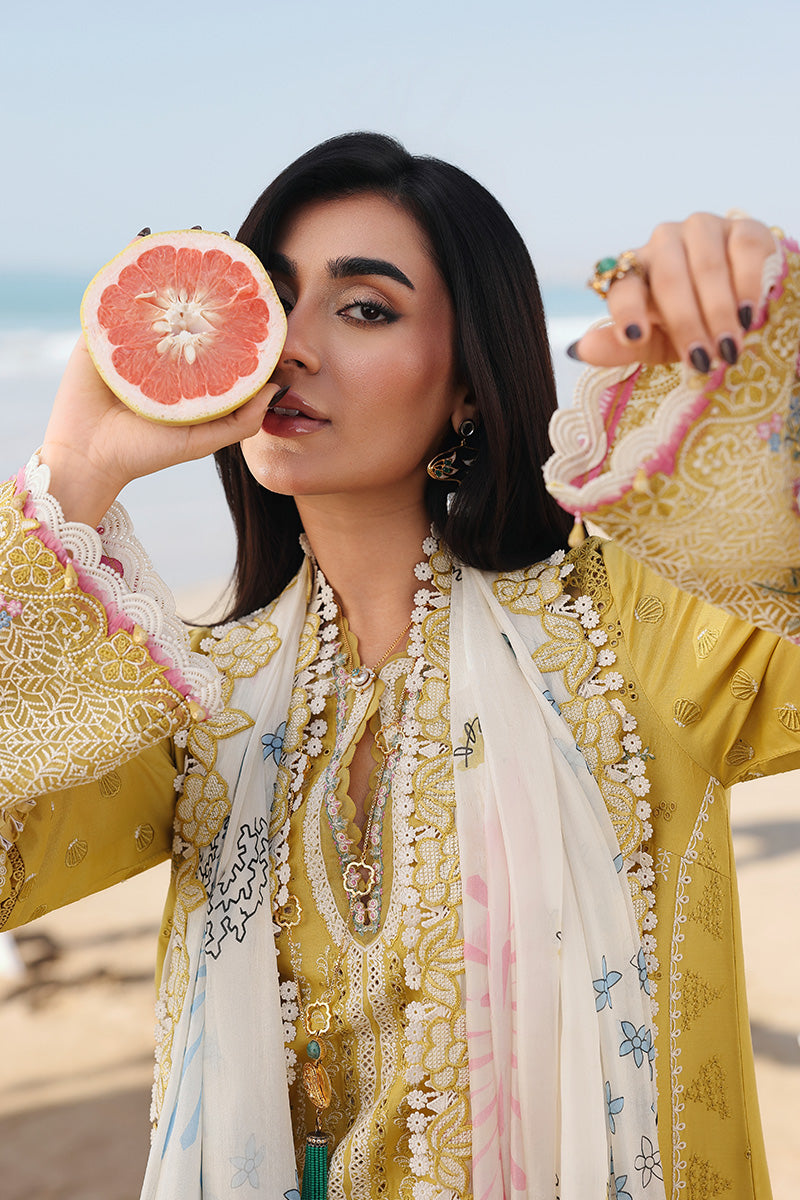 Qalamkar | Sahil Luxury Lawn 26 | SA-07 HIRA