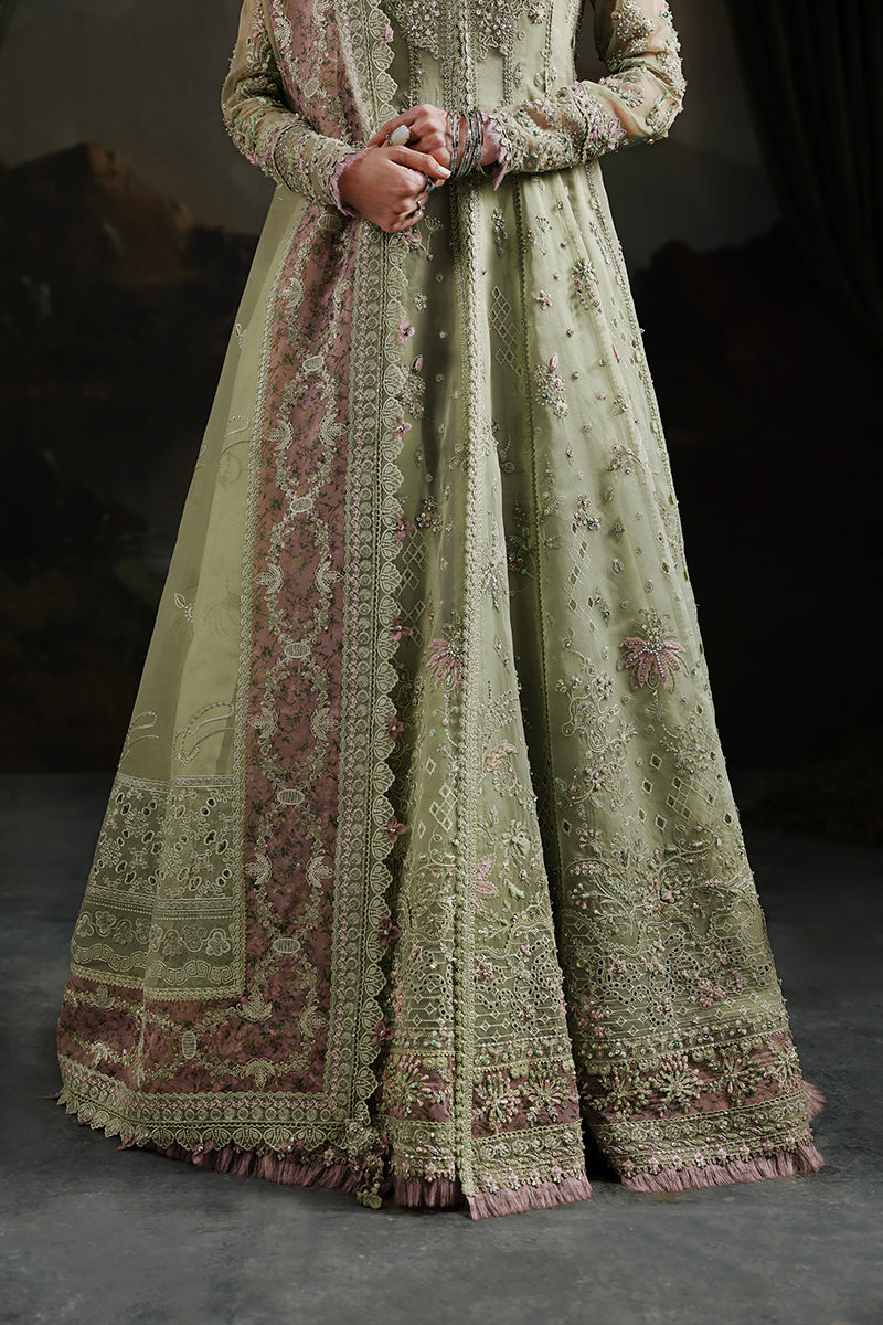 Qalamkar | Elirah Formals 25 | MF-02 SAGE AURA - Official Qalamkar stockist in UK - Sakeena London