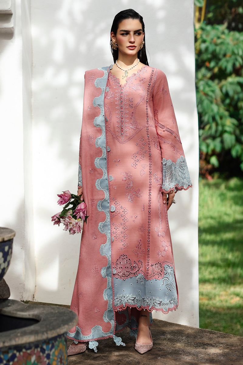 Qalamkar | Q Linen 25 | KL-10 FAYE - Official Qalamkar stockist in UK - Sakeena London
