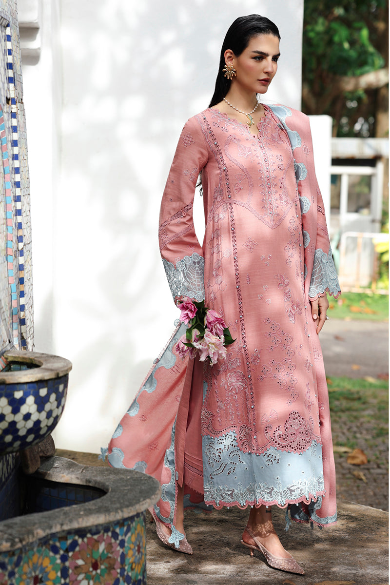 Qalamkar | Q Linen 25 | KL-10 FAYE - Official Qalamkar stockist in UK - Sakeena London