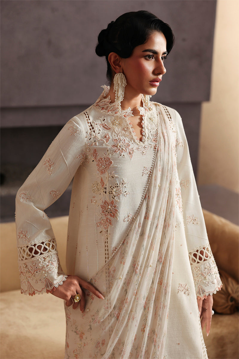 Qalamkar | Luxury Pret 25 | LP-01 NOORAY - Official Qalamkar stockist in UK - Sakeena London