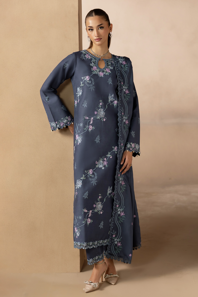 Rajbari | Premium Viscose Chikankari | RPVC-09 - Official Rajbari stockist in UK - Sakeena London