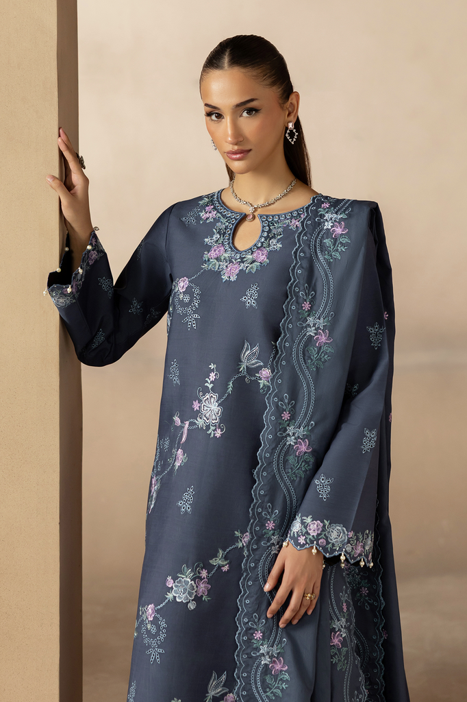 Rajbari | Premium Viscose Chikankari | RPVC-09 - Official Rajbari stockist in UK - Sakeena London