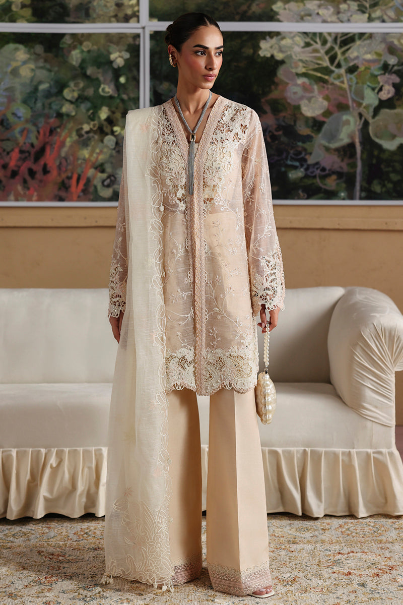 Qalamkar | Luxury Pret 25 | LP-03 JEENA - Official Qalamkar stockist in UK - Sakeena London