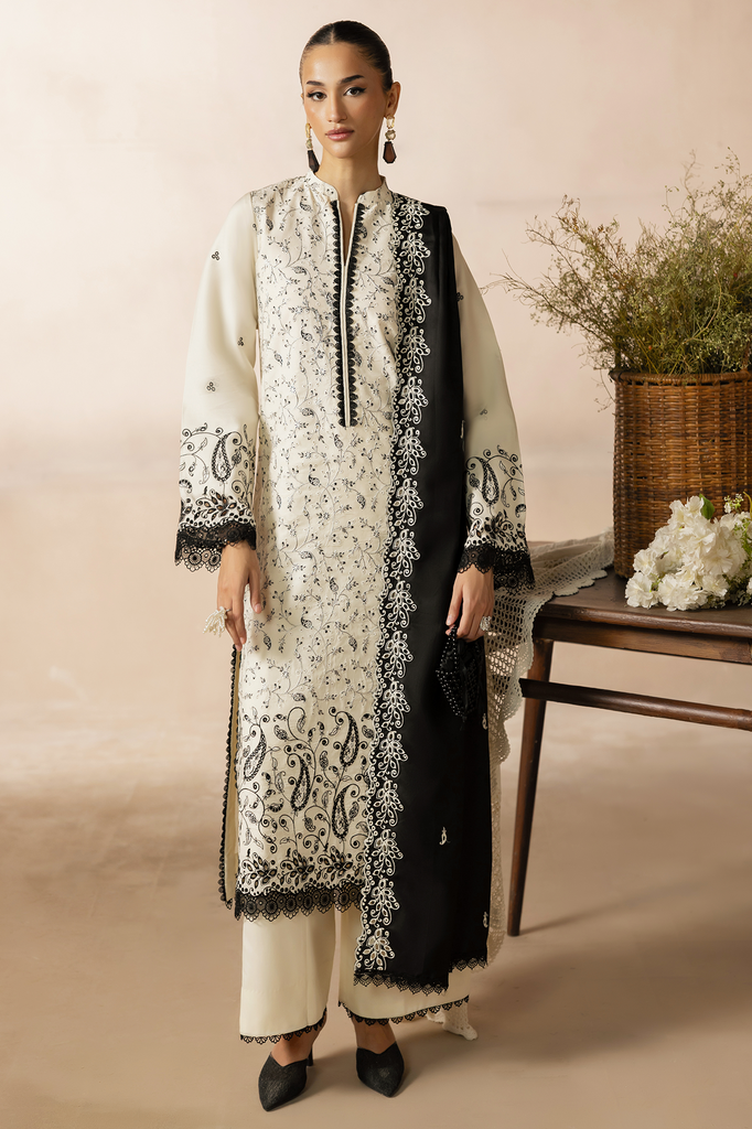 Rajbari | Premium Viscose Chikankari | RPVC-01 - Official Rajbari stockist in UK - Sakeena London