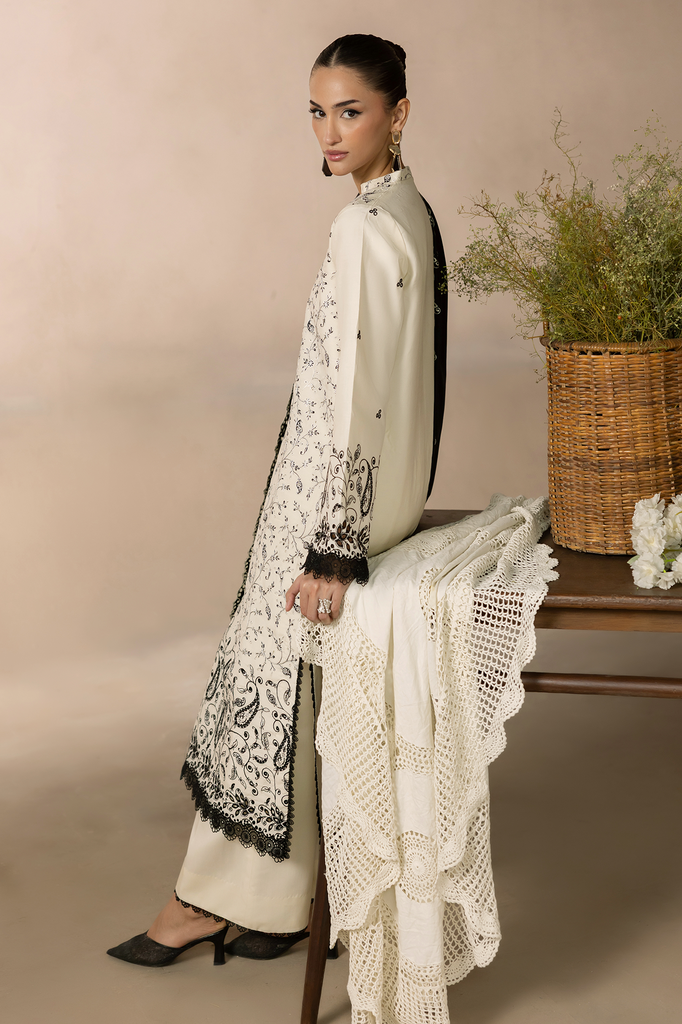 Rajbari | Premium Viscose Chikankari | RPVC-01 - Official Rajbari stockist in UK - Sakeena London