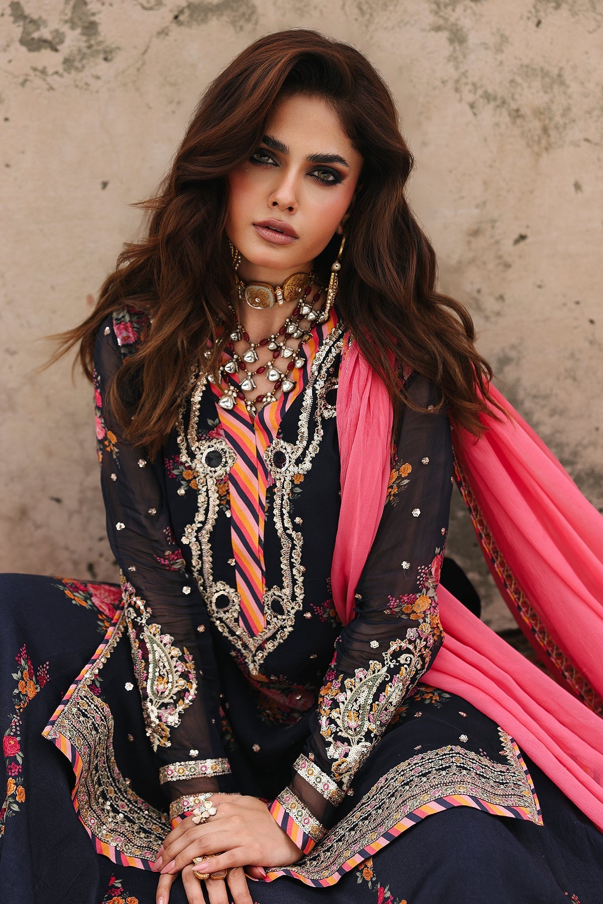Charizma | Vasal Chiffon 25 | VSL25-29 B - Official Charizma stockist in UK - Sakeena London