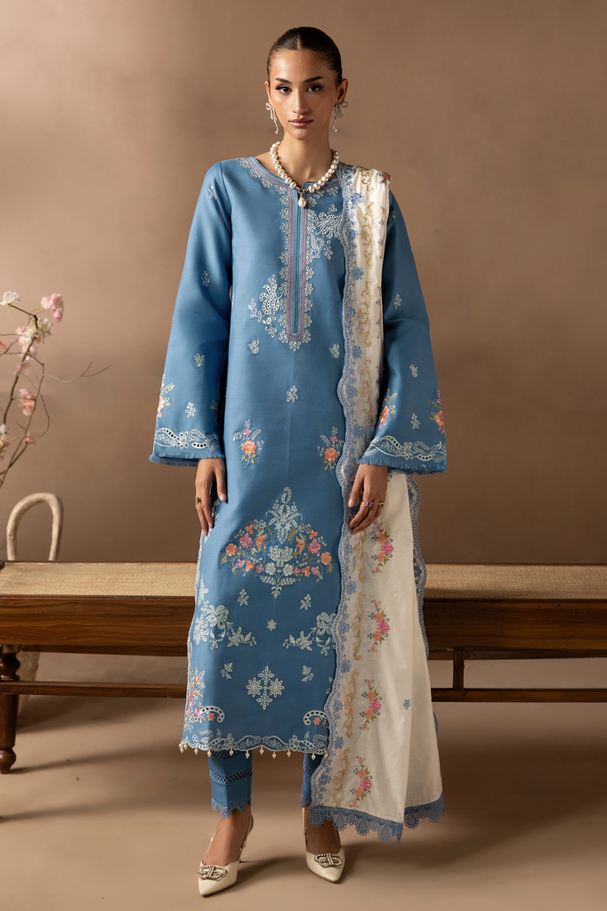 Rajbari | Premium Viscose Chikankari | RPVC-07 - Official Rajbari stockist in UK - Sakeena London