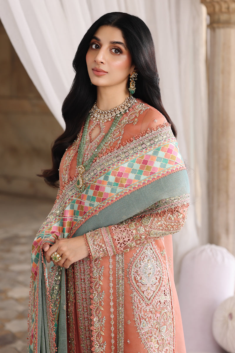 Qalamkar | Shadmaani Formals 25 | RH-04 ZEHRA - Official Qalamkar stockist in UK - Sakeena London