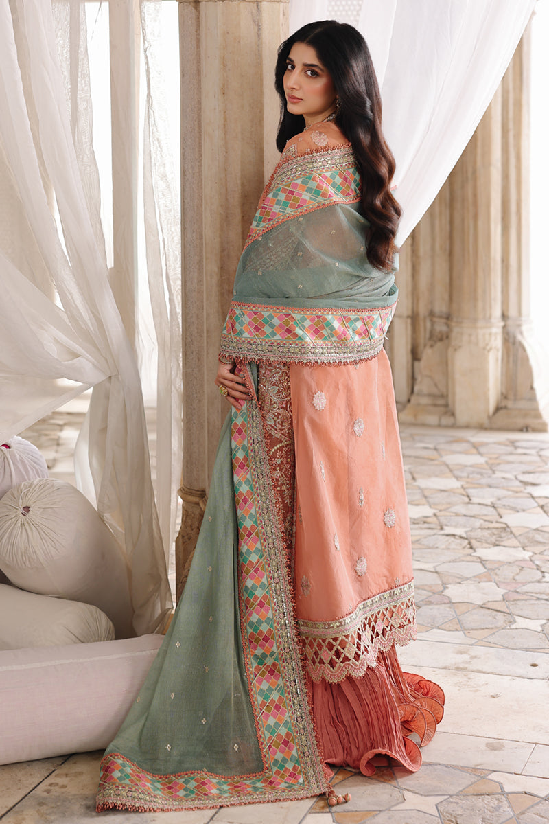 Qalamkar | Shadmaani Formals 25 | RH-04 ZEHRA - Official Qalamkar stockist in UK - Sakeena London