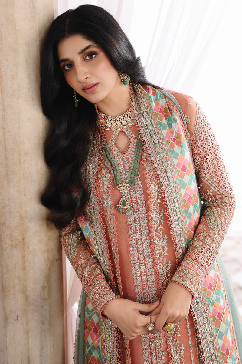 Qalamkar | Shadmaani Formals 25 | RH-04 ZEHRA - Official Qalamkar stockist in UK - Sakeena London