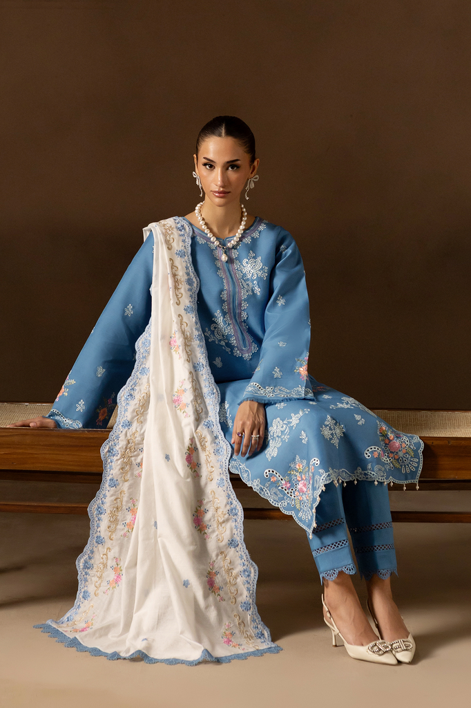 Rajbari | Premium Viscose Chikankari | RPVC-07 - Official Rajbari stockist in UK - Sakeena London