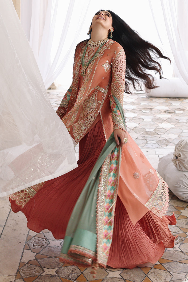 Qalamkar | Shadmaani Formals 25 | RH-04 ZEHRA - Official Qalamkar stockist in UK - Sakeena London