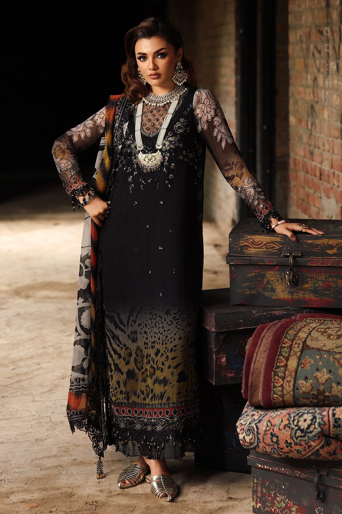 Charizma | Vasal Chiffon | VSL25-36 - Official Charzima stockist in UK - Sakeena London