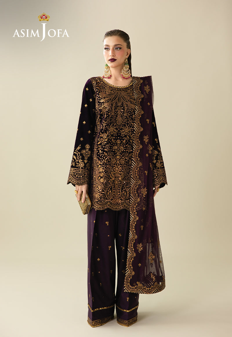 Asim Jofa | Makhmal Velvet 25 | AJULM-02 - Official Asim Jofa stockist in UK - Sakeena London