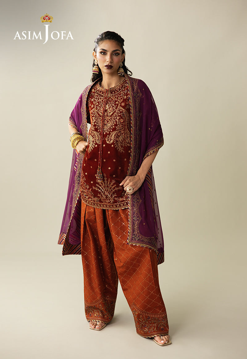 Asim Jofa | Makhmal Velvet 25 | AJULM-08 - Official Asim Jofa stockist in UK - Sakeena London