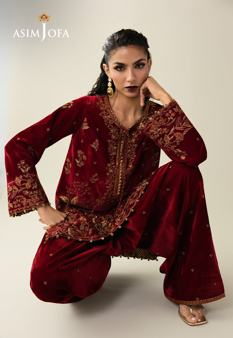 Asim Jofa | Makhmal Velvet 25 | AJULM-05 - Official Asim jofa stockist in UK - Sakeena London