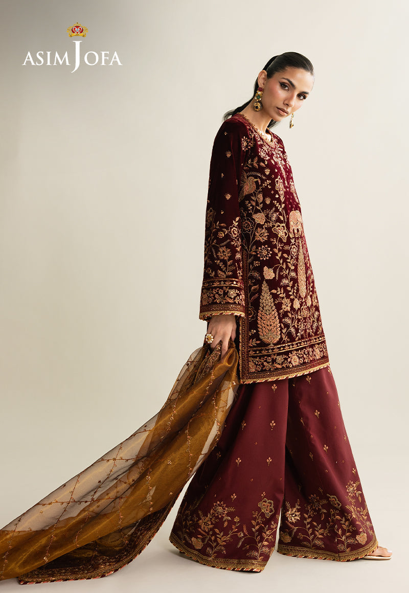 Asim Jofa | Makhmal Velvet 25 | AJULM-07 - Official Asim Jofa stockist in UK - Sakeena London