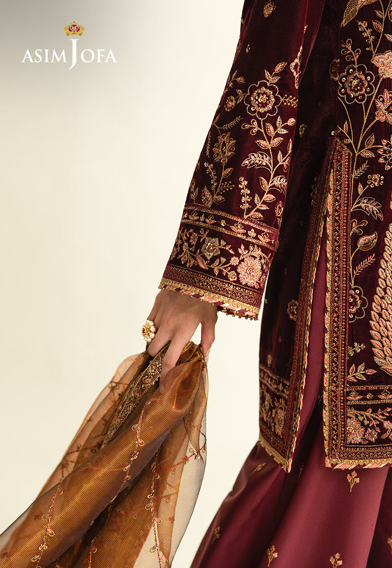 Asim Jofa | Makhmal Velvet 25 | AJULM-07 - Official Asim Jofa stockist in UK - Sakeena London
