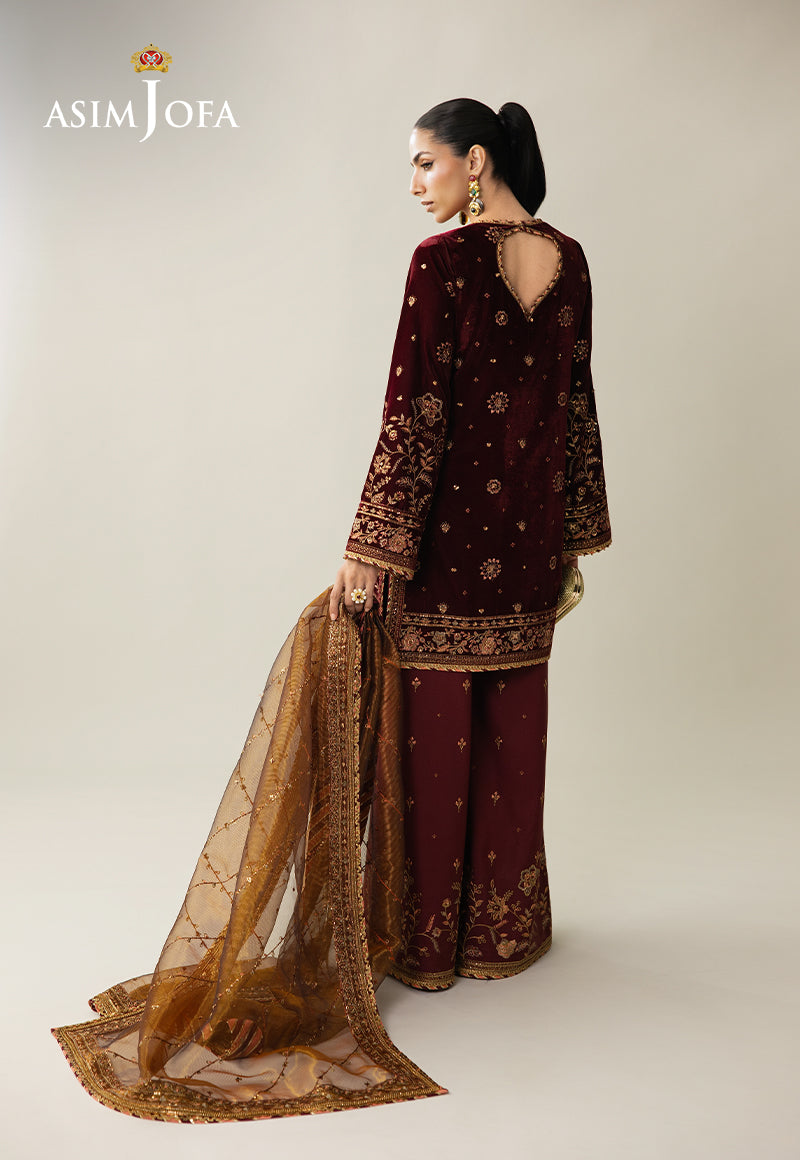Asim Jofa | Makhmal Velvet 25 | AJULM-07 - Official Asim Jofa stockist in UK - Sakeena London