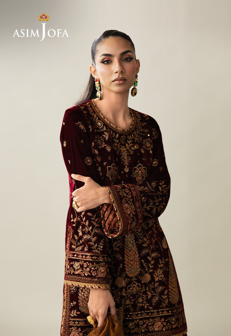 Asim Jofa | Makhmal Velvet 25 | AJULM-07 - Official Asim Jofa stockist in UK - Sakeena London