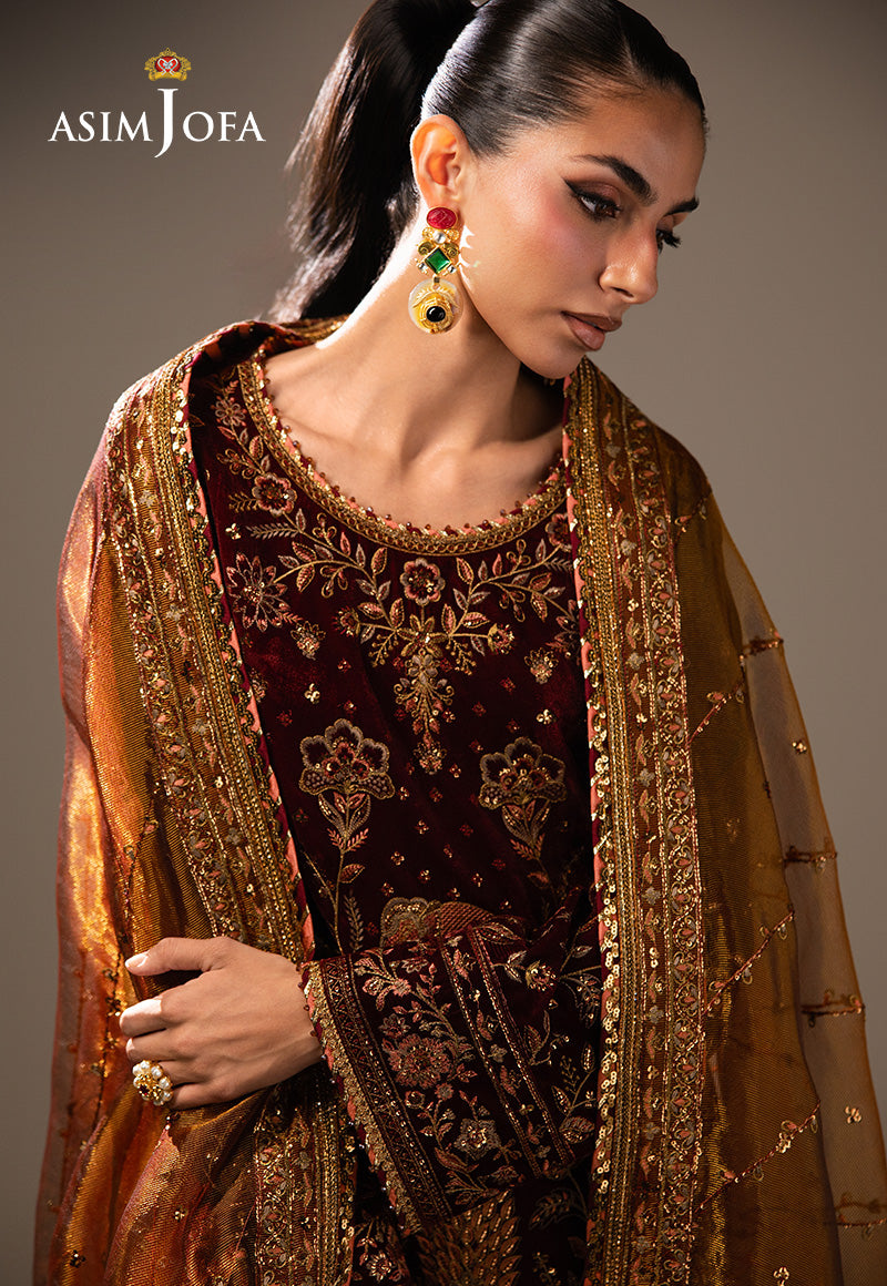 Asim Jofa | Makhmal Velvet 25 | AJULM-07 - Official Asim Jofa stockist in UK - Sakeena London