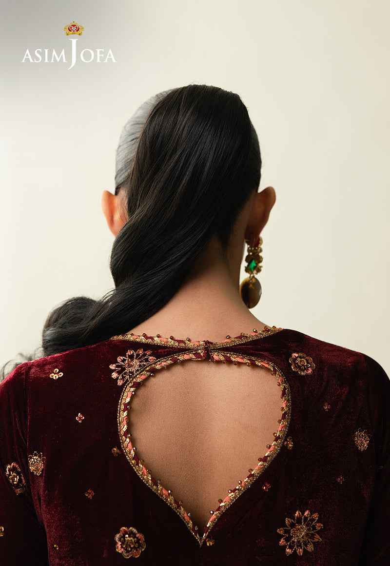 Asim Jofa | Makhmal Velvet 25 | AJULM-07 - Official Asim Jofa stockist in UK - Sakeena London