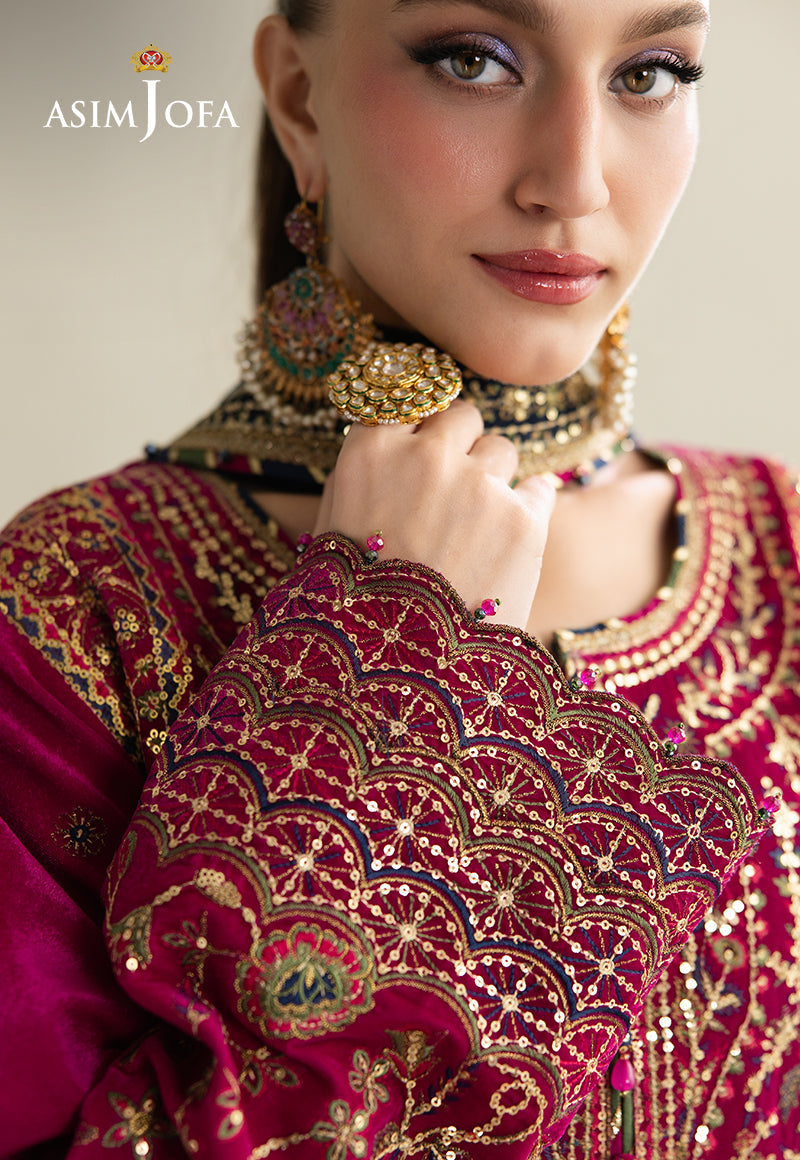 Asim Jofa | Makhmal Velvet 25 | AJULM-03 - Official Asim jofa stockist in UK - Sakeena London