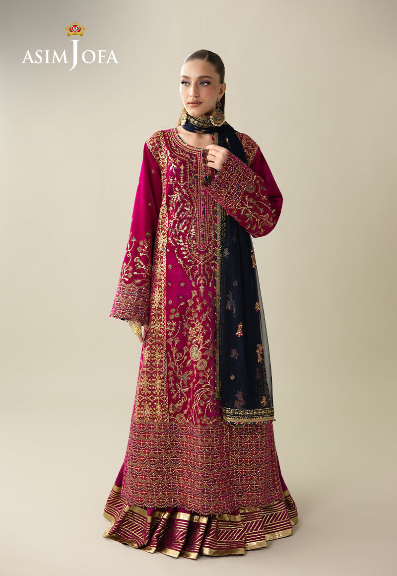 Asim Jofa | Makhmal Velvet 25 | AJULM-03 - Official Asim jofa stockist in UK - Sakeena London