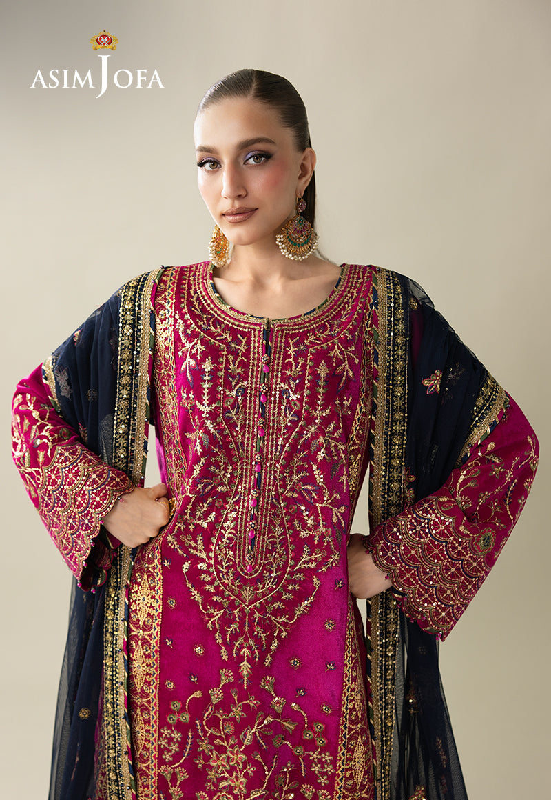 Asim Jofa | Makhmal Velvet 25 | AJULM-03 - Official Asim jofa stockist in UK - Sakeena London