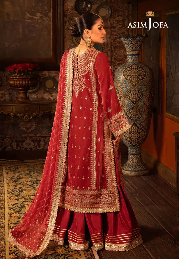 Asim Jofa | Makhmal Wedding Velvet 23 | AJMM-10 - Official Asim Jofa stockist in UK - Sakeena London