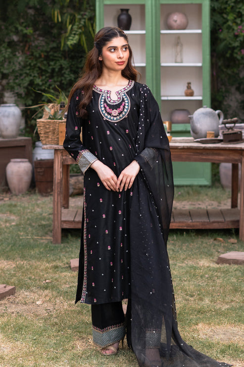 Kross Kulture | Luxury Baharaneh | Sumara (Black) KLX-00919 - Official Kross Kulture stockist in UK - Sakeena London