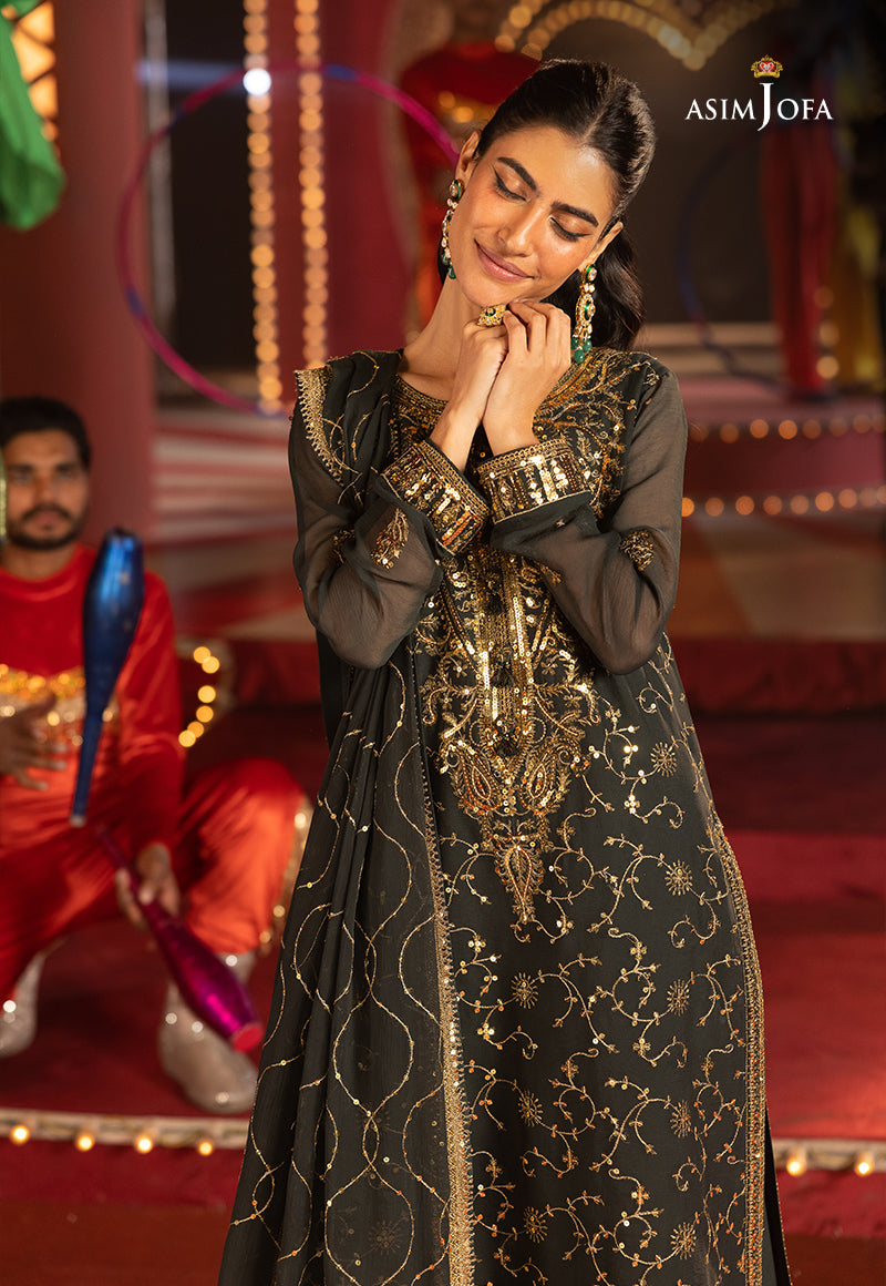Asim Jofa | Festive Collection 25 | AJLLF-02 - Official Asim Jofa stockist in UK - Sakeena London