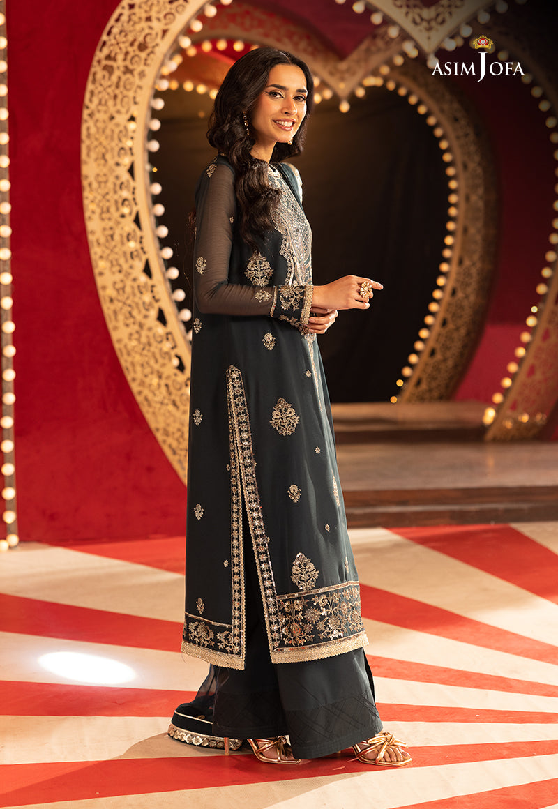Asim Jofa | Festive Collection 25 | AJLLF-08 - Official Asim Jofa stockist in UK - Sakeena London