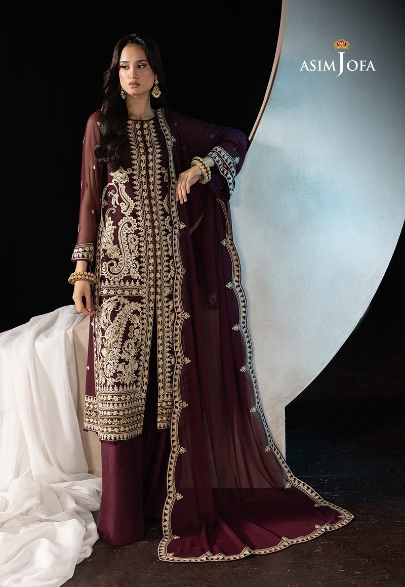 Asim Jofa | Festive Collection 25 | AJLLF-19 - Official Asim Jofa stockist in UK - Sakeena London