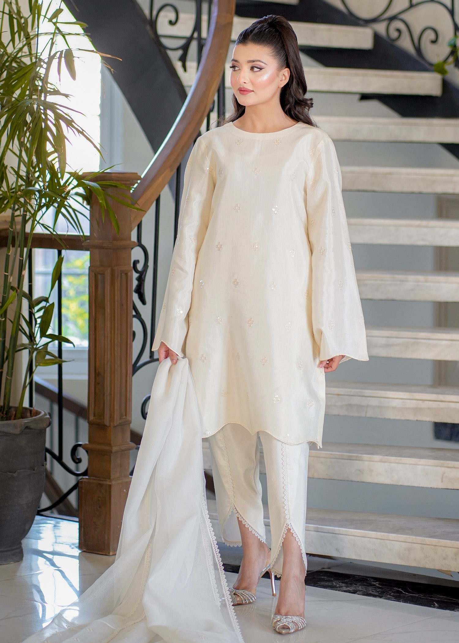 Fozia Khalid | Silk Spire | BLISS - Official Fozia Khalid stockist in UK - Sakeena London