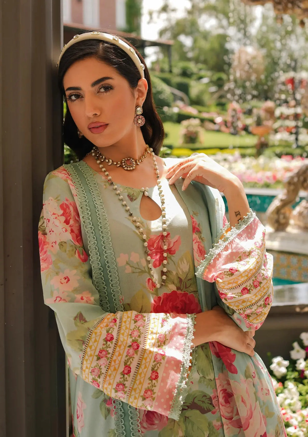 Elaf Premium | Printed Collection 24 | EEP-01A - Frostie - Official Elaf Premium stockist in UK - Sakeena London
