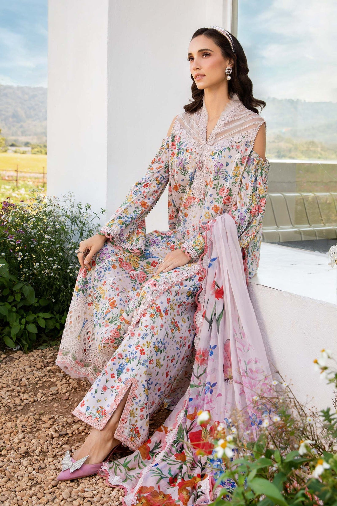 Maria B | M Prints 25 | MPT-2507-A - Official Maria B stockist in UK - Sakeena London