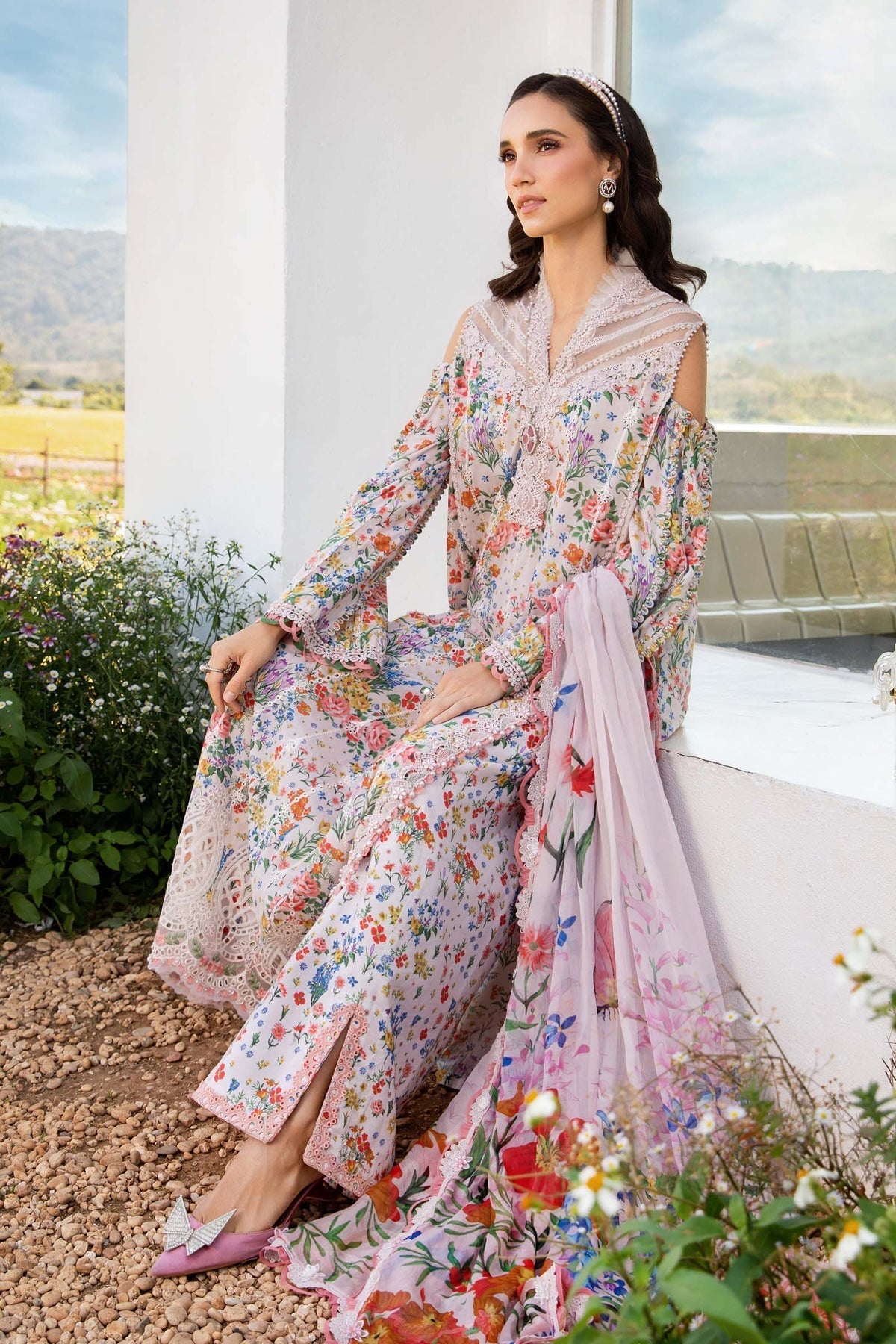Maria B | M Prints 25 | MPT-2507-A - Official Maria B stockist in UK - Sakeena London