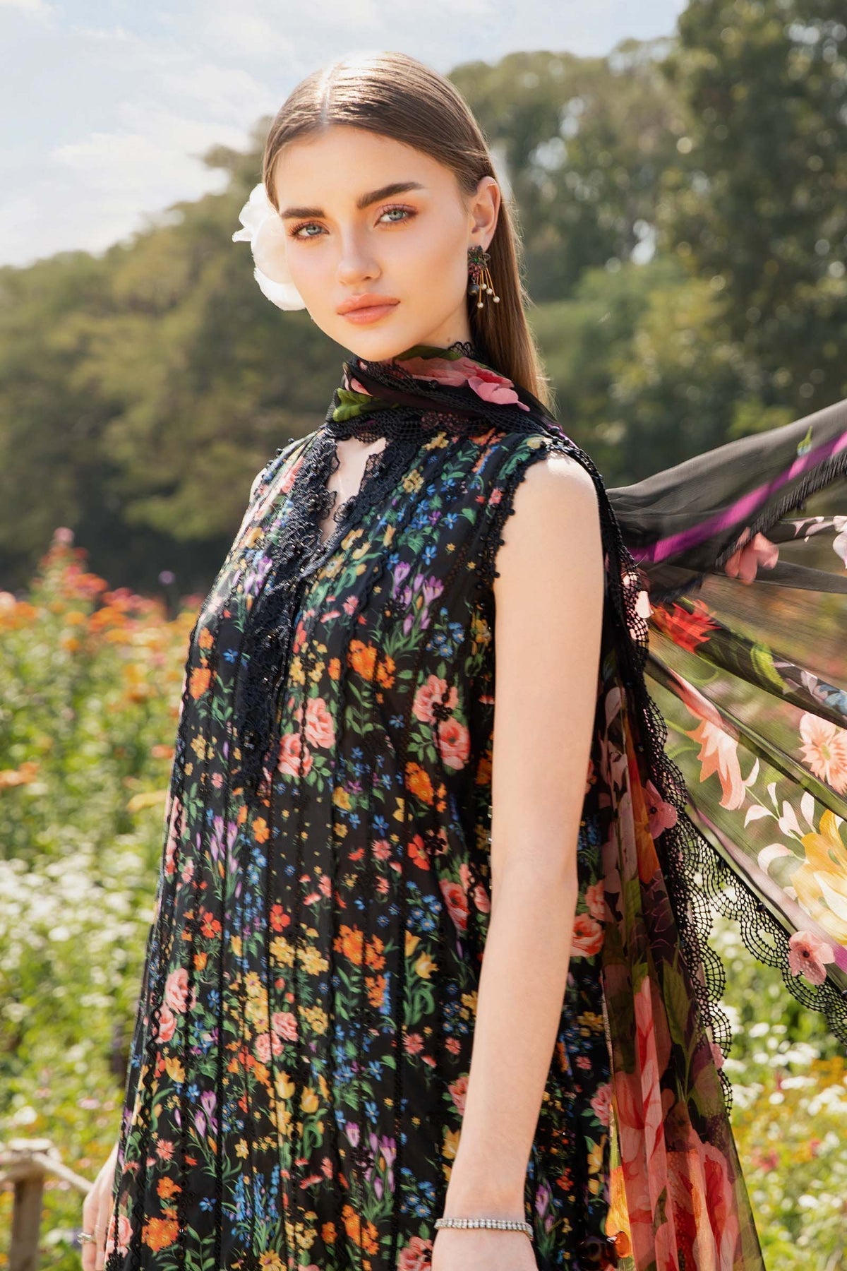 Maria B | M Prints 25 | MPT-2507-B - Official Maria B stockist in UK - Sakeena London