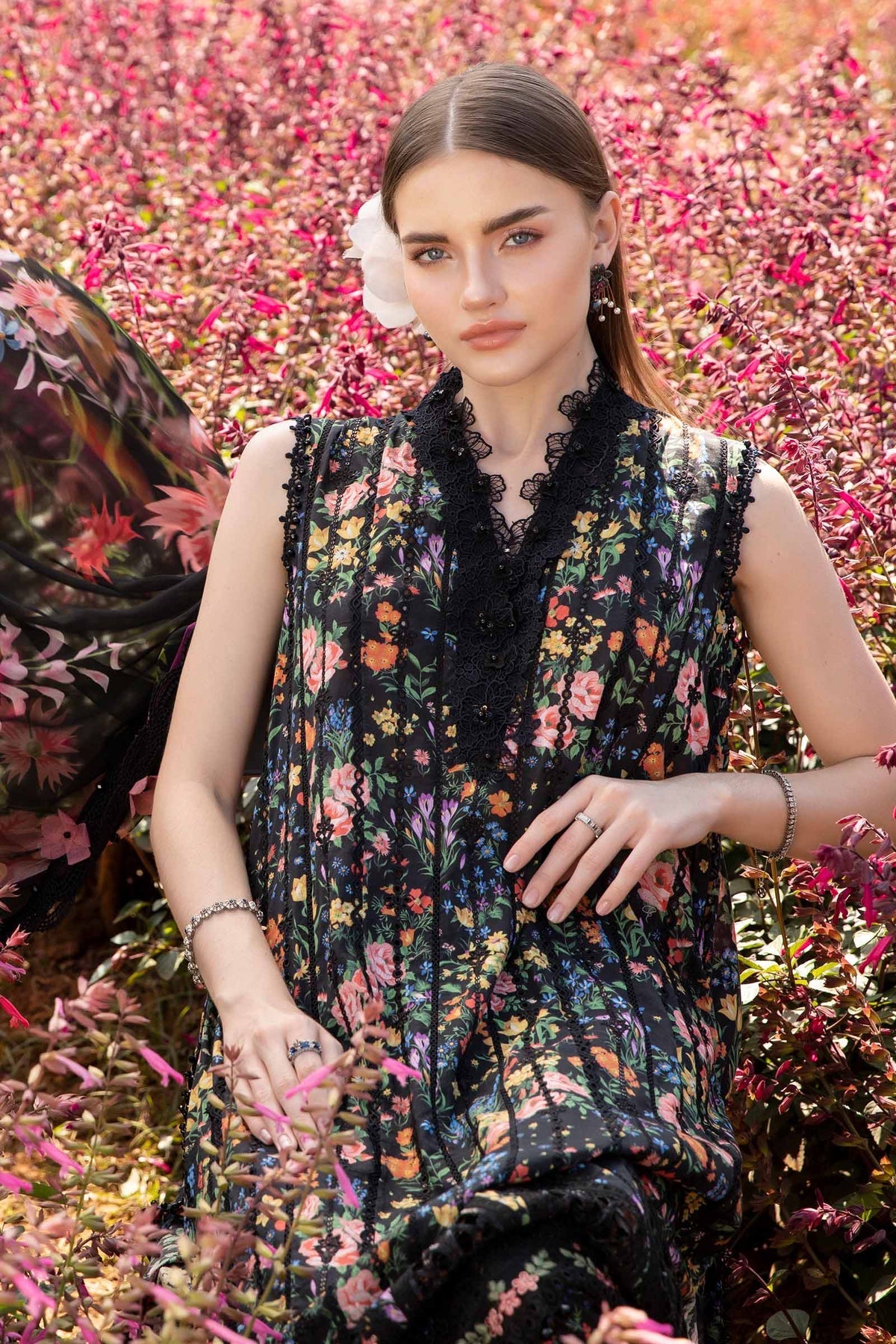 Maria B | M Prints 25 | MPT-2507-B - Official Maria B stockist in UK - Sakeena London