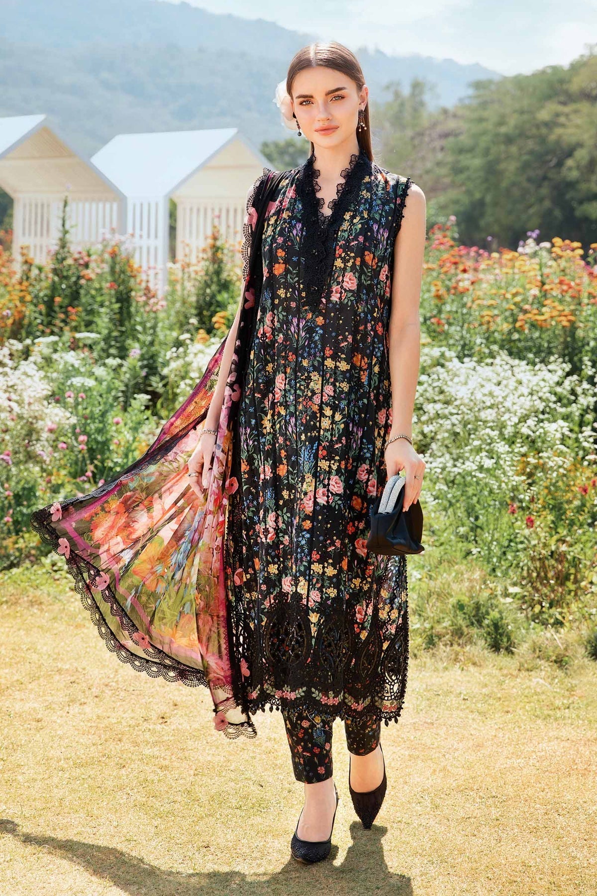 Maria B | M Prints 25 | MPT-2507-B - Official Maria B stockist in UK - Sakeena London