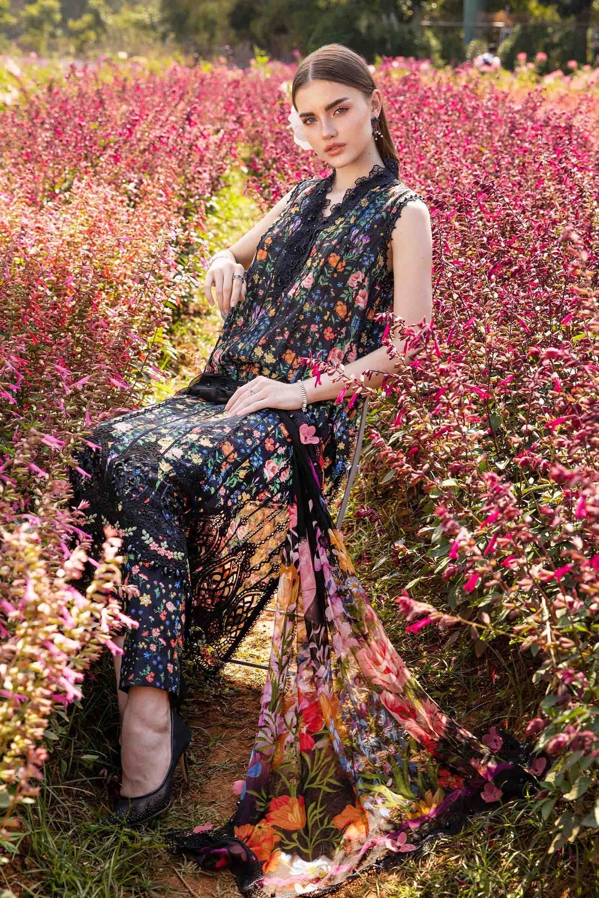Maria B | M Prints 25 | MPT-2507-B - Official Maria B stockist in UK - Sakeena London
