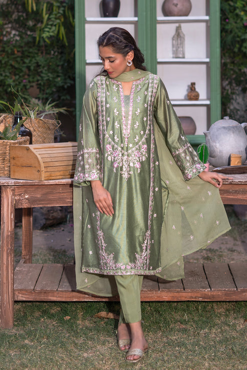 Kross Kulture | Luxury Baharaneh | MINTY GLAZE KLX-00736 - Official Kross Kulture stockist in UK - Sakeena London