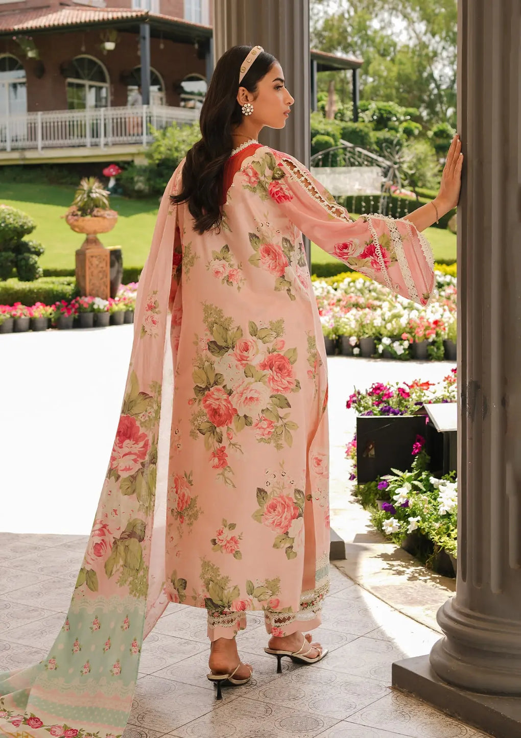 Elaf Premium | Printed Collection 24 | EEP-01B - Petal Pulse - Official Elaf Premium stockist in UK - Sakeena London